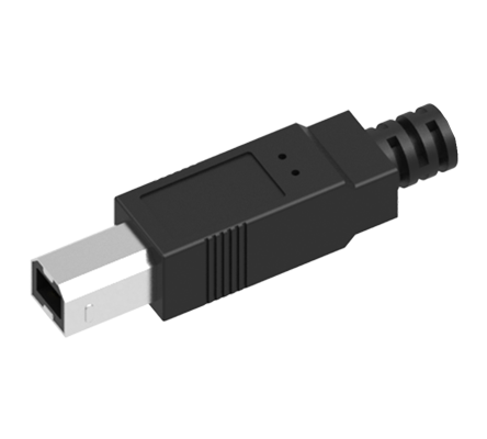 USB 2.0 Type-B Male Connector – USB printer cable plug for device communication