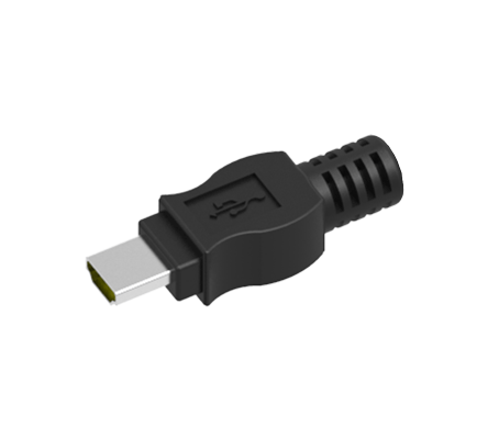 USB 2.0 Mini-A Male Connector – Compact USB cable plug for mobile and legacy devices