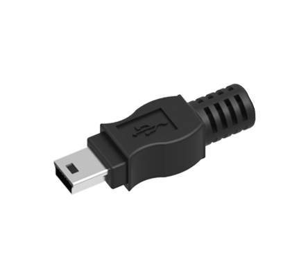 USB 2.0 Mini-B Male Connector – Mini USB cable for cameras and handheld devices