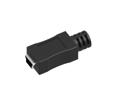 USB 2.0 Mini-B Female Connector – Mini USB panel mount port for embedded systems