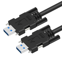 USB 3.0 A to A, both with Locking, Standard Wiring