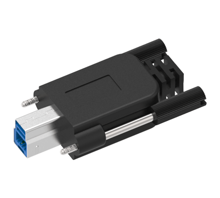 USB 3.0 Type-B Locking Connector – Secure USB-B connector for machine vision