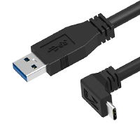 USB 3.1 A to Right Angle C